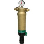 F76S - 1/2 AAM фильтр промывной с манометром (ГОР.) 100мк. Honeywell BRAUKMANN