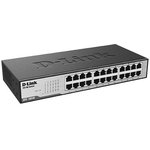 DL-DES-1024D/H2A, Неуправляемый коммутатор, 24x100Base-TX, корпус металл