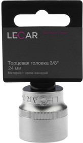 Головка торцевая 24 мм (3/8") 6 гр. (LECAR)