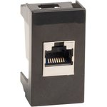 DKC 45258, Socket RJ-45 cat.6,Viva,1 mod.,black