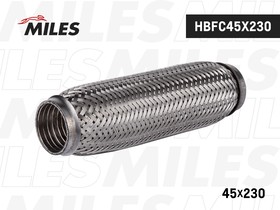 Фото 1/4 HBFC45X230, Гофра глушителя 45 x 230 Miles внутренний металлорукав