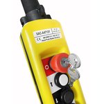 Пульт управления 4 кнопки, 1 скорость, стоп, ключ, IP65 XAC-A4713Y