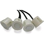 43312, Parking sensor 22mm white AVS