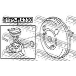 0179-RX330, Цилиндр тормозной главный для автомобиля Toyota Lexus (1 шт.)
