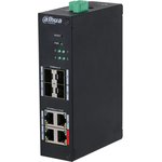 Коммутатор Dahua DH-HS4408-4ET-96 (L2) 4x100Мбит/с 4x1Гбит/с 4SFP 4PoE 96W ...