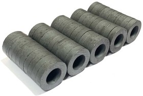 Фото 1/5 Магнит 18х10х4 мм, кольцо, феррит - 100 шт