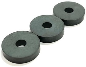 Фото 1/2 Магнит 18х5х4 мм, кольцо, феррит - 100 шт