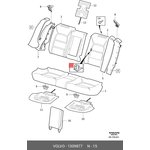 1309877, Клипса VOLVO