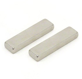Фото 1/4 Неодимовый магнит 15х4х2 мм блок - 20 штук