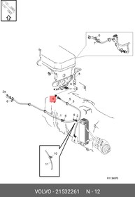21532261, Уплотнительное кольцо VOLVO
