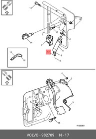 982709, Уплотнительное кольцо VOLVO