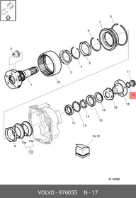 976055, Уплотнительное кольцо VOLVO