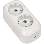 Колодка удлинителя 2-м с заземл. 16А Эксперт 3.5кВт EKF AKB16-2