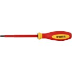 61312, Отвёртка изолир. SLOTTED 3х100 мм. (188/25.9мм.) диелэктр., прямой шлиц.