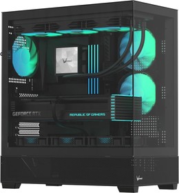 Фото 1/10 Корпус Formula Crystal Z2 Plus FR черный без БП E-ATX 6x120mm 3x140mm 1xUSB2.0 1xUSB3.0 audio bott PSU