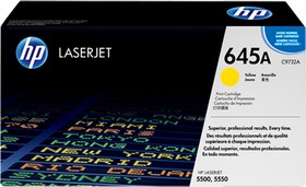 Фото 1/10 Картридж HP C9732A yellow - желтый тонер-картридж для принтеров HP Color LaserJet 5500, 5500N, 5500DN, 5550, 5550N, 5550DN