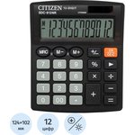 SDC-812NR, Калькулятор настольный КОМПАКТНЫЙ CITIZEN бухг. SDC812(BN/ NR) 12 разряд DP