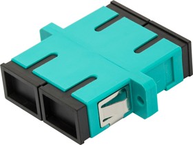 Фото 1/2 Адаптер оптический LANMASTER SC, OM3, дуплексный