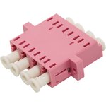 Адаптер оптический LC, OM4 корпус SC дуплекс, квадро LAN-4LC/S-AM-OM4