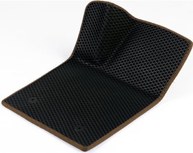 Фото 1/5 Водительский коврик ЭВА c 3д лапкой для Nissan Juke 2010 - 2019 (Ниссан Жук) ЕВА EVA без разреза 1DL32007-коричневый