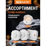 SQ1819-0041, Светорегулятор (RL, 500Вт) поворотный белый, "Байкал" TDM Electric