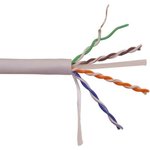 Кабель LANMASTER U/UTP, 4 пары, Кат. 6, с перегородкой, 550Mhz, LSZH, нг(A)-HF ...