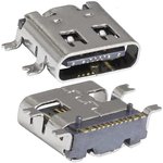 37740, USB3.1 TYPE-C 16PF-026 / гнездо USB C 3.1 на плату (C8), шт