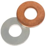 Washer SHAM 17/8.5 aluminum copper. EKF sham-17-8.5