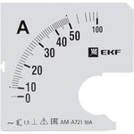 EKF PROxima Шкала сменная для A721 50/5А-1,5.