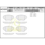 Колодки тормозные Toyota RAV 4 00-05 передние \ ANCHI AC1125C