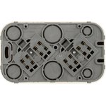 782233, 2-seater socket for open installation with grounding without protective ...