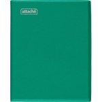 Бизнес-тетрадь А5 240л ATTACHE, на кольцах,зеленый, обложка ПВХ