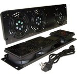 Блок вентиляторов Lanmaster (TWT-CB-FANV3-RACK) 3 вент. черный (упак.:1шт)