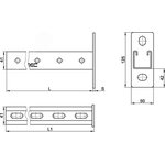 DKC BBP4120 Single console, 41x41 mm, base 200