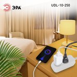 Удлинитель электрический ЭРА UDL-10-250 Greenline 2 розетки без заземления 5м ...