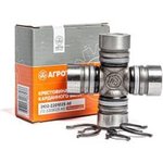 31022201025AE, Крестовина Г-2410 с масленкой и стопорными кольцами Агротэк мелкий ролик 30*88