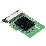 Сетевая карта LR-Link NIC PCIe x4, 6 x 1G, Base-T, Intel I350 chipset (FH+LP)