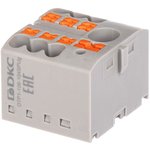 DTP1-106-104SPUG, Distribution unit, push-in clamp, 1 inlet 6 sq.mm ...