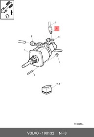 190132, Фиттинг VOLVO