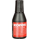 Краска штемпельная KORES черная 71334