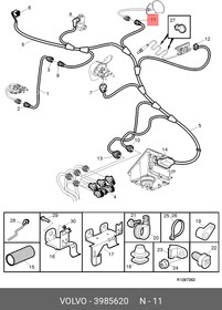 3985620, Адаптер VOLVO