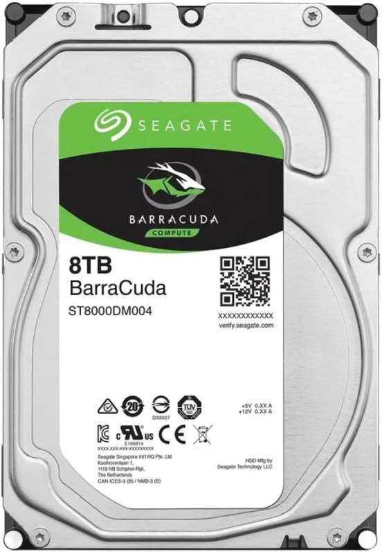 ジャンク品　Seagate Barracuda HDD 8TB Жесткий диск Seagate BarraCuda 8TB, SATA, 5400rpm, 256MB