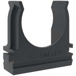 Держатель для труб (клипса) d25мм черн. DKC 51025N