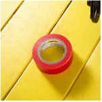 Изолента красная 9м х 18мм х 0, 13мм Deli DL5262 ( напряжение до 600В, 0-80 грд ...