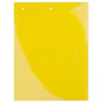 Табличка полужесткая для маркировки кнопок аварийного останова ПВХ желт ...