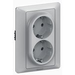 Socket 2-m SP Valena Life 16A IP20 250V 2x2P+E protection ...