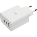 Сзу c126a pure 1xusb, 2xusb-c, 3а, pd40w, qc3.0, gan (белый) 0L-00058909