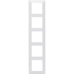 754005, Valena LIFE Рамка 5 постов белая универсальная