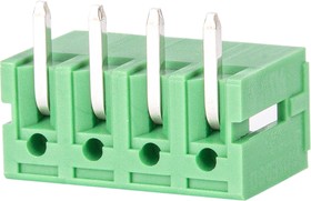 Фото 1/2 WJ15EDGRC-3.5-04P-14-00A, Клеммник разъемный угловой 3.5мм 4pin