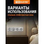 SQ1819-0345, Выключатель с задержкой выключения 16А 250В платина,серия "Байкал" ...